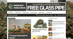 Desktop Screenshot of marijuanaworldnews.com